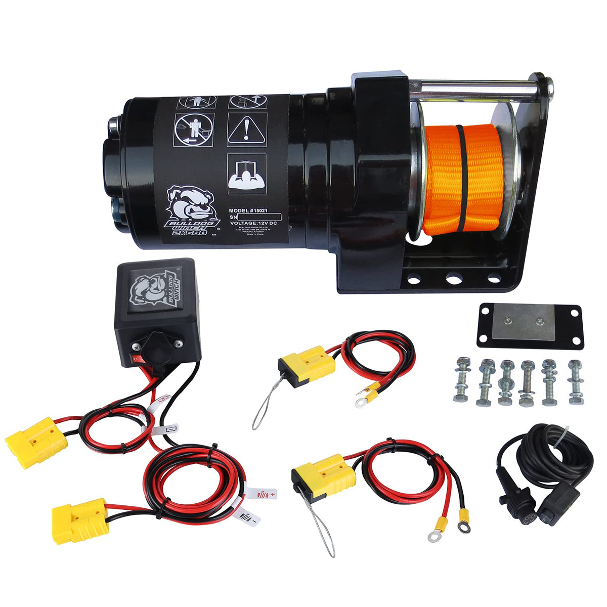 Bulldog Winch / Power Mountain 2K600 Snow Plow Winch - 15021R2