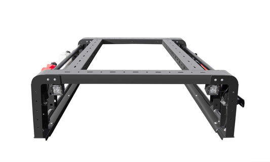ZROADZ Overland Access Rack 2016-2021 Toyota Tacoma - w/Two Lifting Side Gates - For Use w/Factory Trail Rail Cargo System - Includes Complete LED Kit - Bolt On Easy Installation - PN #Z839101