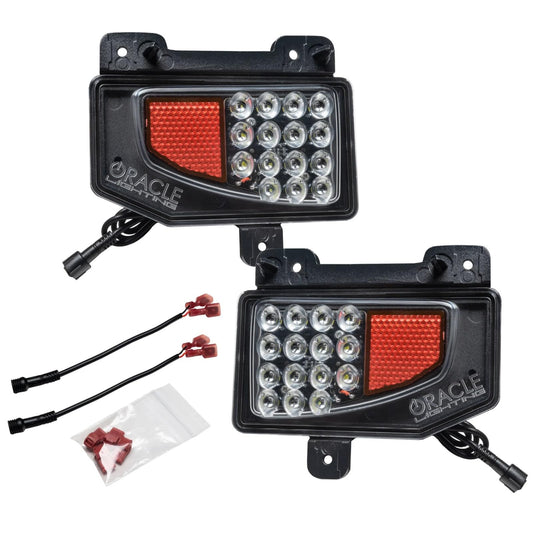 ORACLE Lighting 5878-504 Rear Bumper LED Reverse Lights fits 2020 2024 Gladiator JT - Provides Over 1500 Additional Lumens, Direct Replacement Lamp Using Existing Hardware