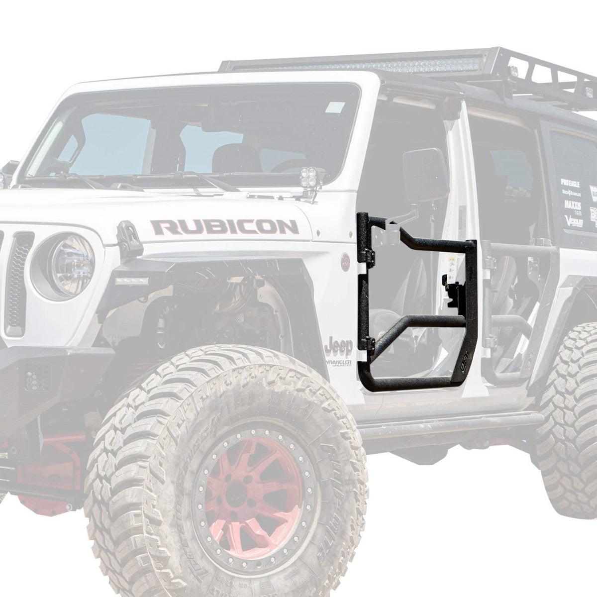 Body Armor 4x4 0718 Wrangler Tube Doors Front Pair - JK-6154