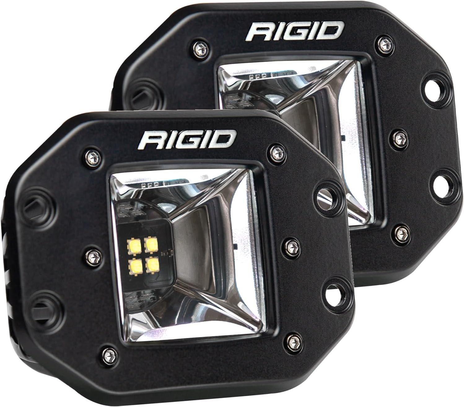 Rigid Industries - Radiance+ Scene RGBW Flush Mount - Pair (682153)