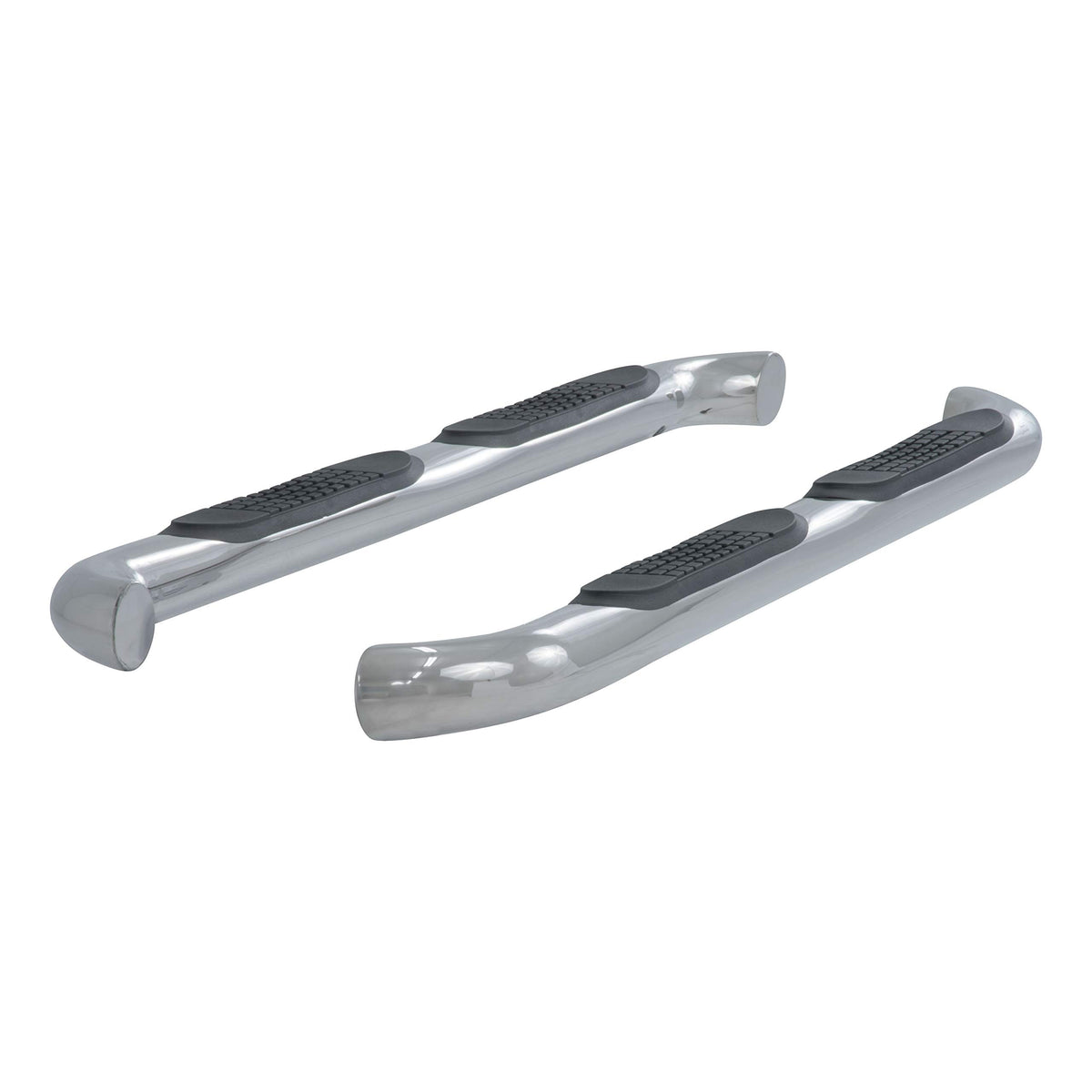 ARIES 202008-2 3-Inch Round Polished Stainless Steel Nerf Bars, No-Drill, Fits Select Toyota Tacoma