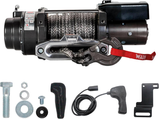 WARN 16.5ti-S Heavyweight Winch â€“ 16,500 lb Pulling Capacity, Synthetic Rope, Advanced Sealed Motor, Waterproof Design, All-Metal Gear Train for Off-Road Recovery & Industrial Use