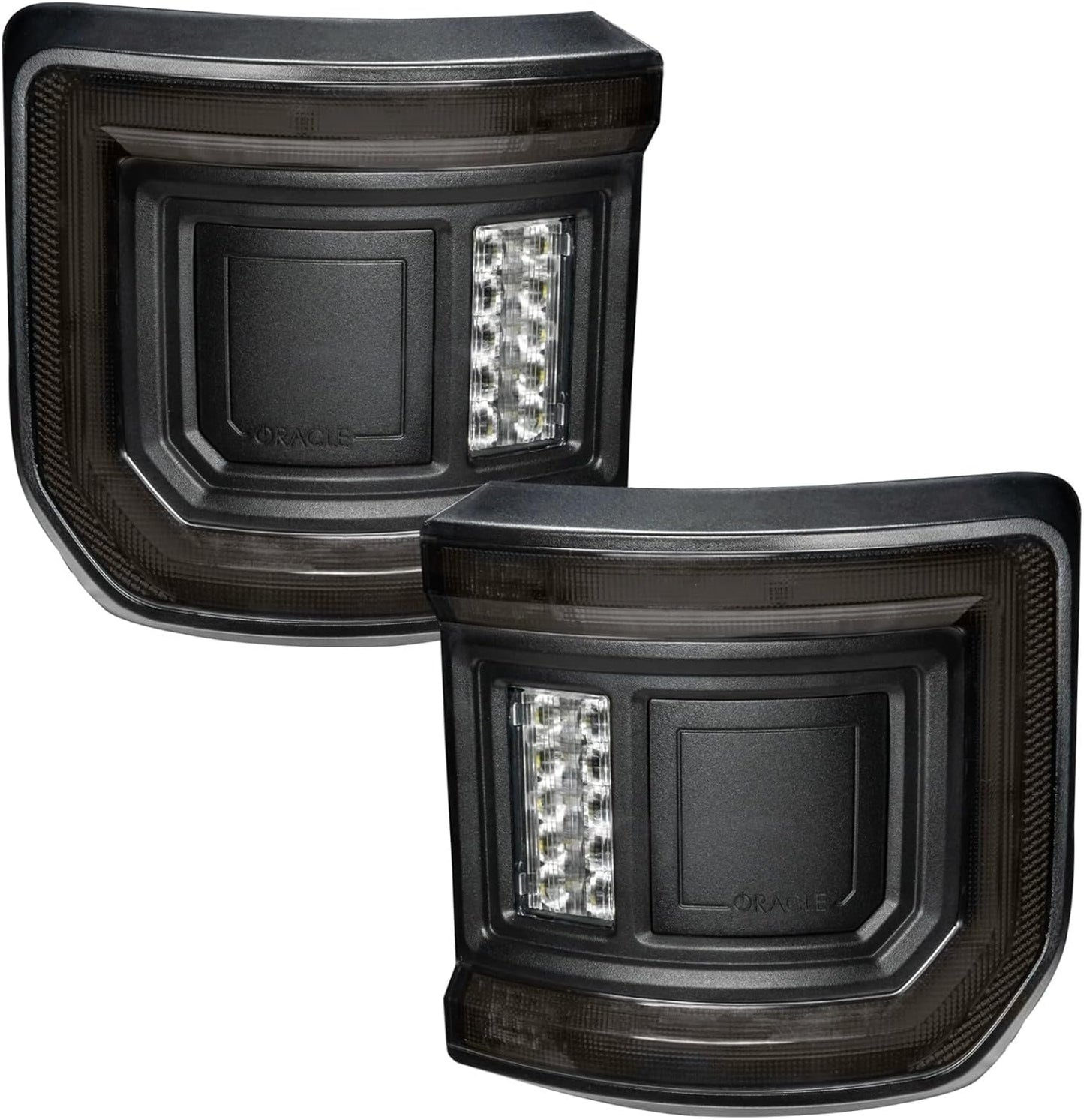 ORACLE Lighting 5882-504 Pair of Tinted Flush Mount LED Tail Lights fits 2020 2024 Gladiator JT - Low-Profile Wrap-Around Design and Durability