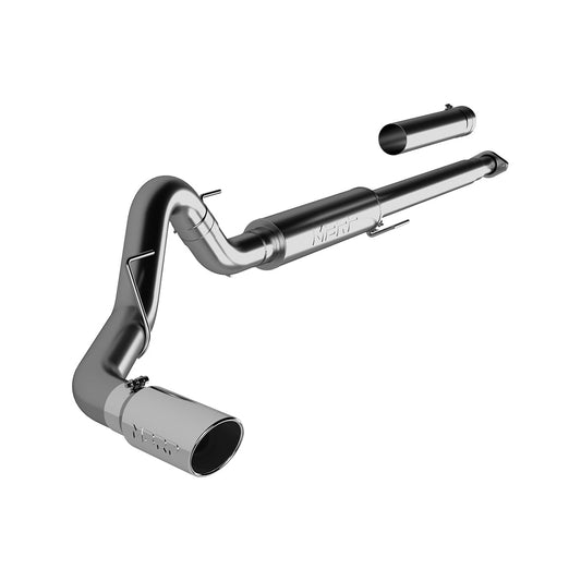 MBRP S5259AL 4" Cat Back, Single Exhaust System (Aluminized Steel)