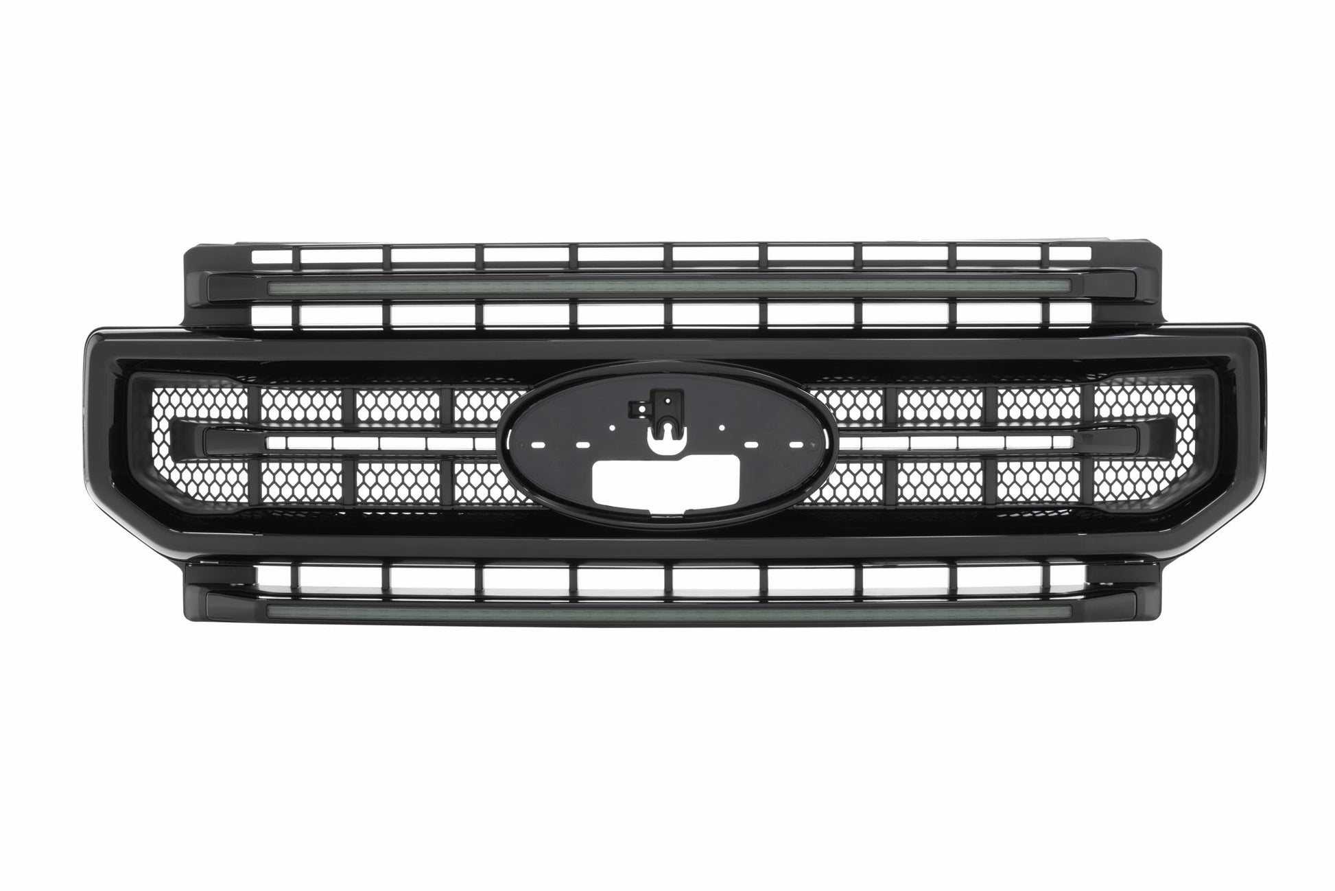 BB WHEELS XBG LED Grille: Ford Super Duty (20-22 / Black/White DRL)
