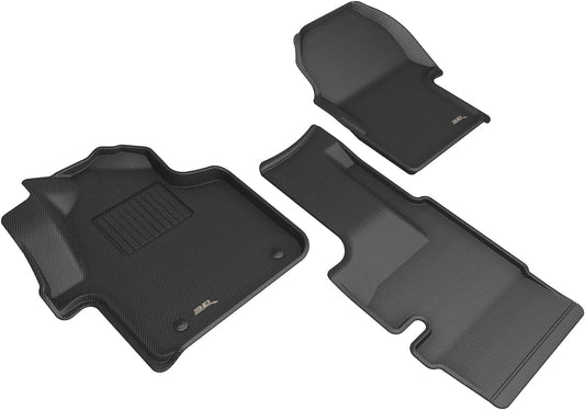 3D MAXpider Kagu Floor Mat (Black) Compatible with Mercedes-Benz Sprinter Cargo Van 2019-2026 Bucket Seats - Front Row