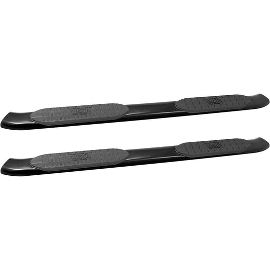 Westin 21-53715 PRO TRAXX 5 Oval Nerf Bars fits 2014-2018 Silverado Sierra 1500 2019 Silverado LD Sierra 1500 Limited 2015-2019 Silverado Sierra 2500 3500 Double Cab Black Pair