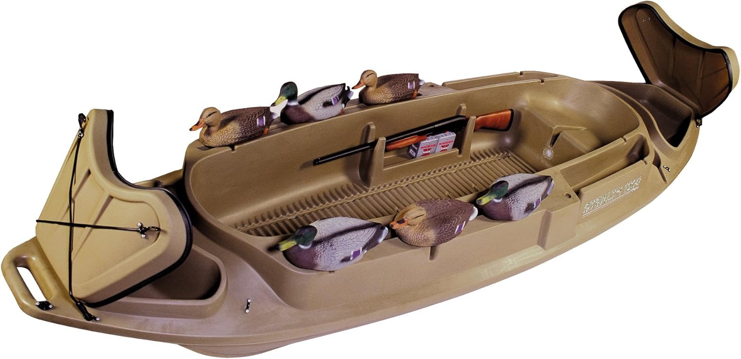 Beavertail Stealth 1200 Sneak Boat, Marsh Brown