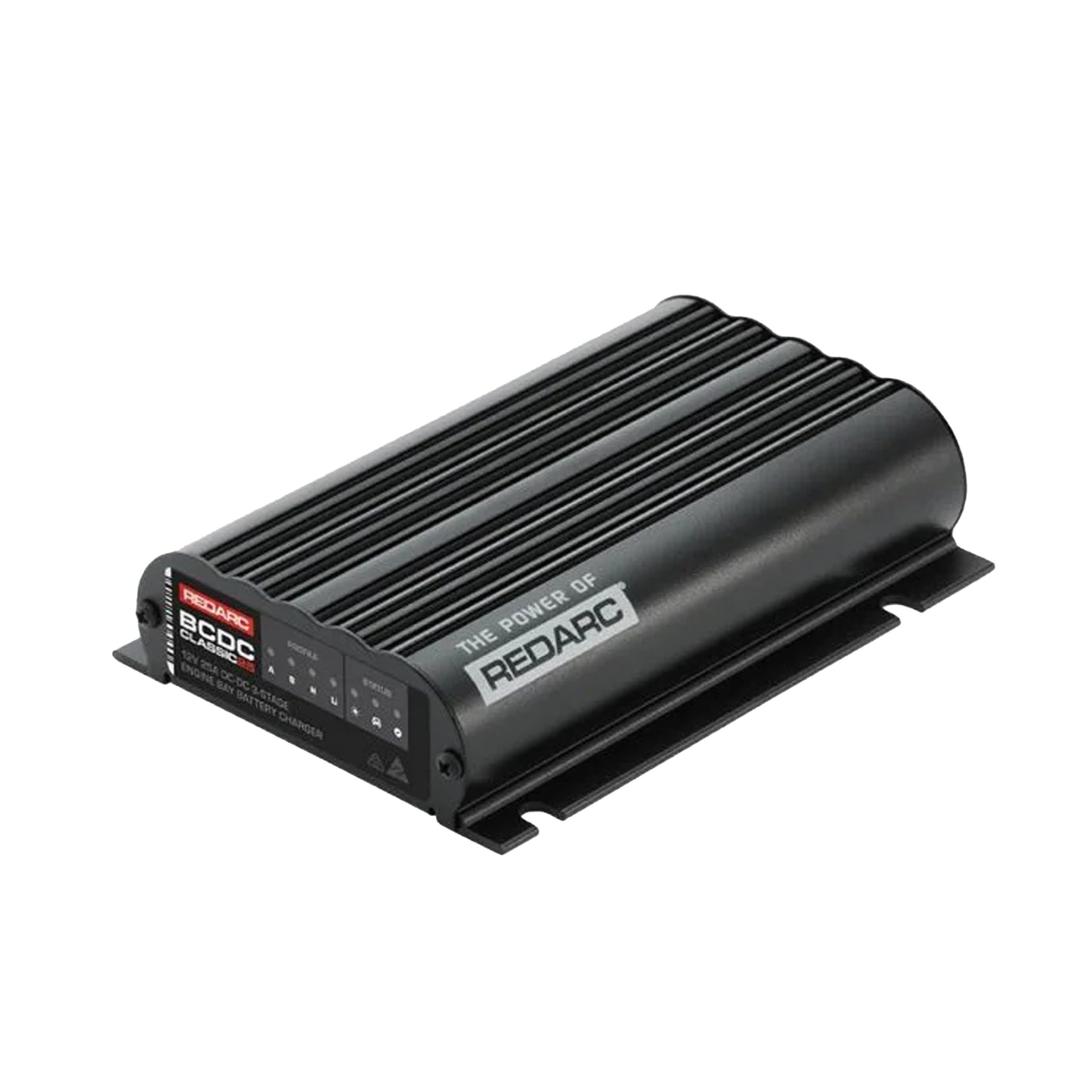 REDARC Dual Input 25A in-Vehicle DC to DC Battery Charger with MPPT Solar Regulator, Green Power Priority, 12V/24V Compatible, for Lithium, AGM, Gel, Lead Acid, Calcium, LiFePO4 Batteries