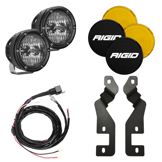 Rigid Industries 46711 A Pillar Light - Kit Fits Ford Bronco Sport