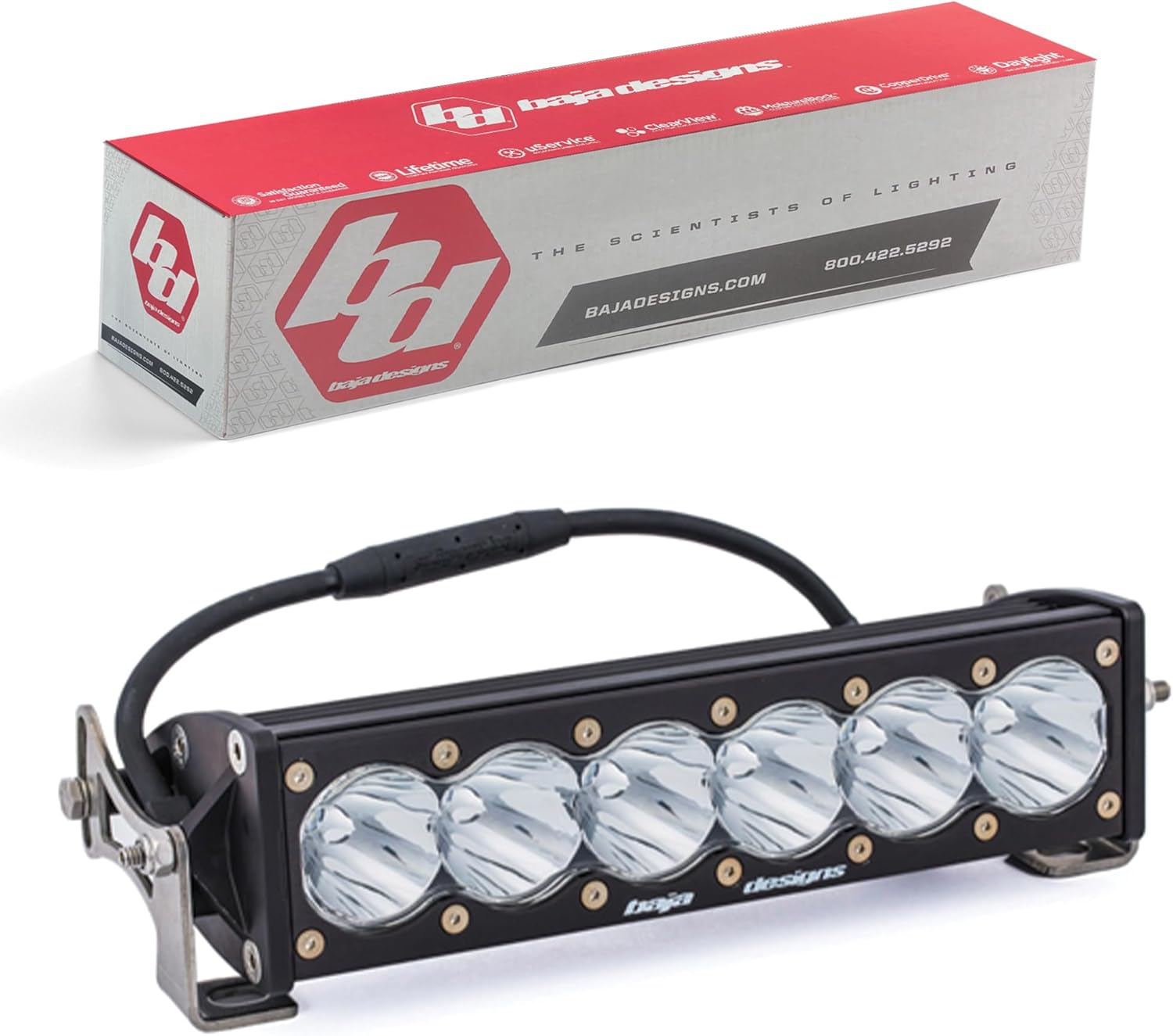 Baja Designs 10 Inch Led Light Bar High Speed Spot Onx6 Baja Designs