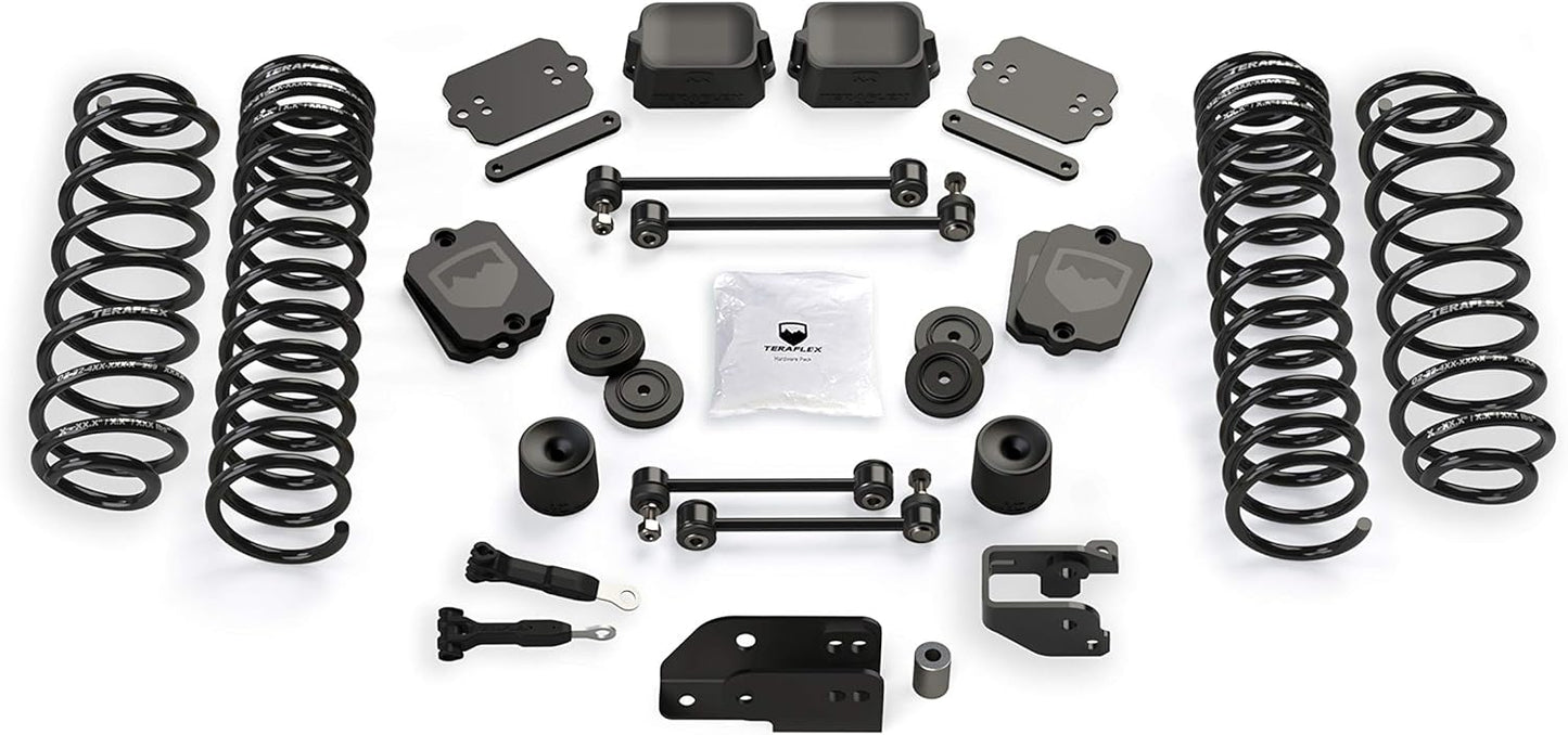 TeraFlex JLU 4-Door 3.5â€ Coil Spring Base Lift Kit - No Shock Absorbers