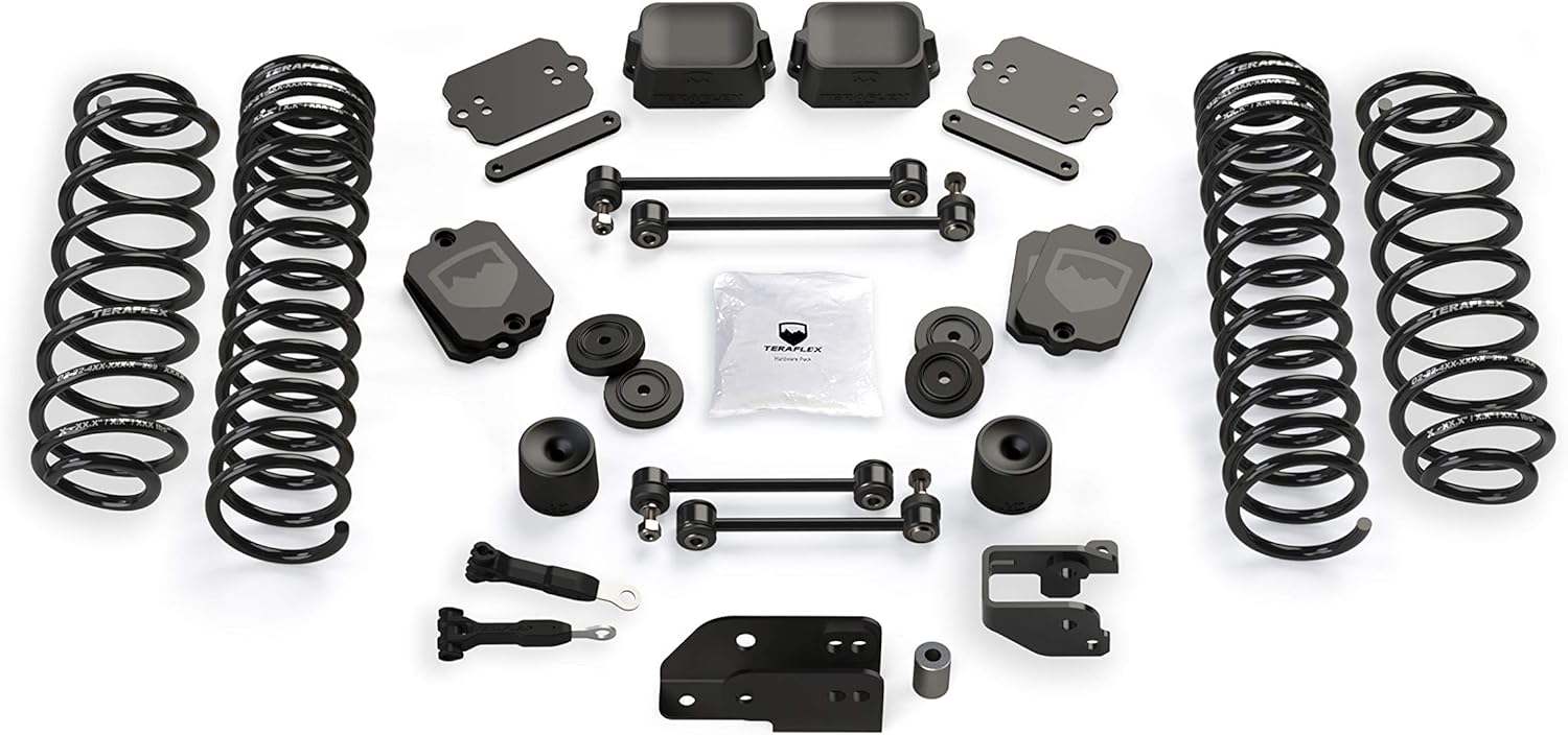 TeraFlex JLU 4-Door 3.5â€ Coil Spring Base Lift Kit - No Shock Absorbers