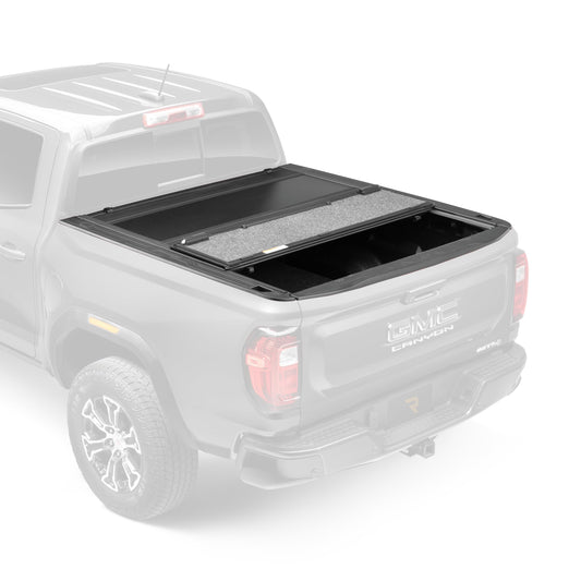 RealTruck Undercover Ultra Flex Hard Folding Truck Bed Tonneau Cover | UX12022 | Fits 2019-2025 Chevy/GMC Silverado/Sierra 1500, Works w/MultiPro/Flex Tailgate 5' 10" Bed (69.9")