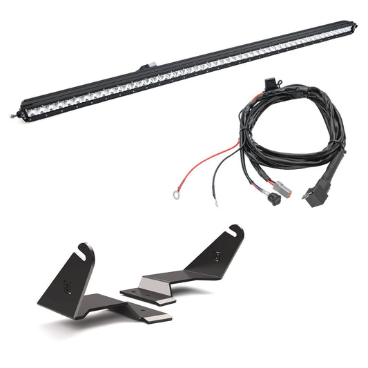ZROADZ Front Roof LED KIT for a 2021-2022 Ford Bronco, Includes (1) 50 inch ZROADZ LED Straight Single Row Light Bar - Part # Z335411-KIT