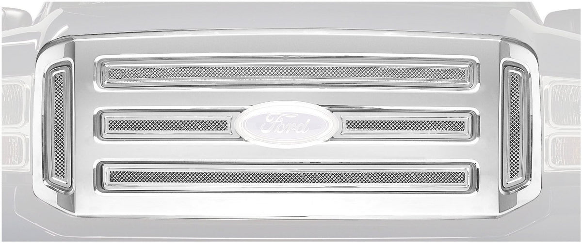 Putco 99155 Chrome Liquid Mesh Grille Overlay