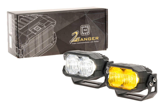 Morimoto BAF114: 2Banger Hxb Led Pod (Combo/White)(Pair)