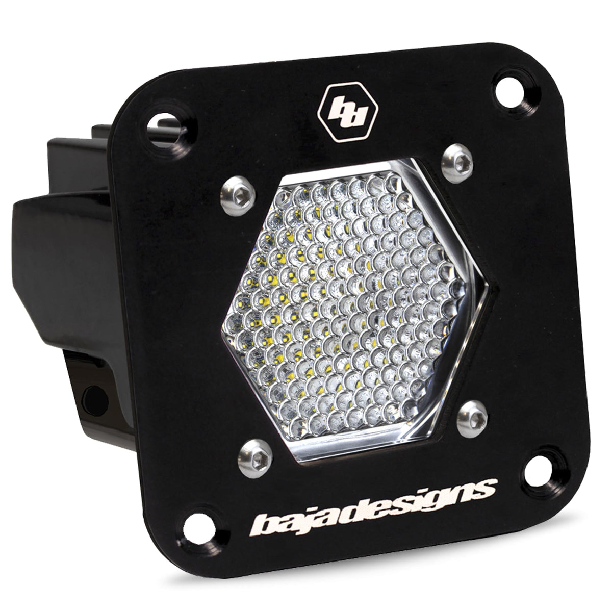 Baja Designs S1 Black Flush Mount LED Auxiliary Light POD(WORK/SCENE;CLEAR) - 381006