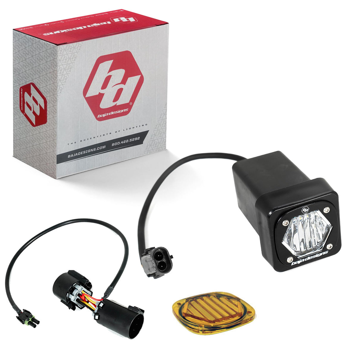 Baja Designs S1 Universalhitch Light Kit Universal CLEAR/TRAILER Hitch Harness - 448153