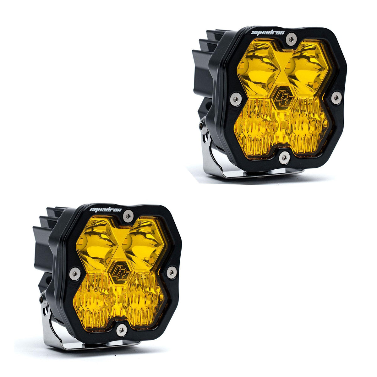 Baja Designs Squadron 2.0 Sport Pair LED DRIVING/COMBO Baja Amber No Harness - 55-7813-2NH