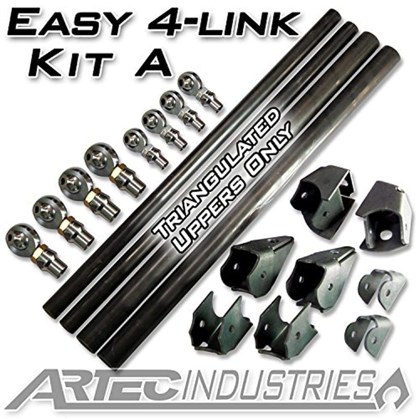 Artec Industries LK0004-GNKQ Easy 4 Link Kit A No Tube All 1.25" Rod Ends, 1 Pack