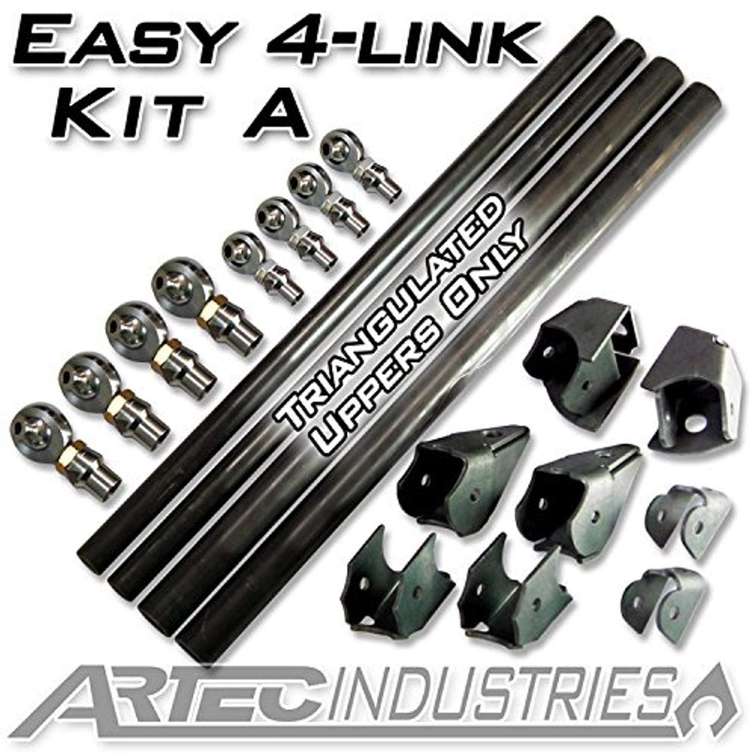 Artec Industries LK0004-GNKQ Easy 4 Link Kit A No Tube All 1.25" Rod Ends, 1 Pack