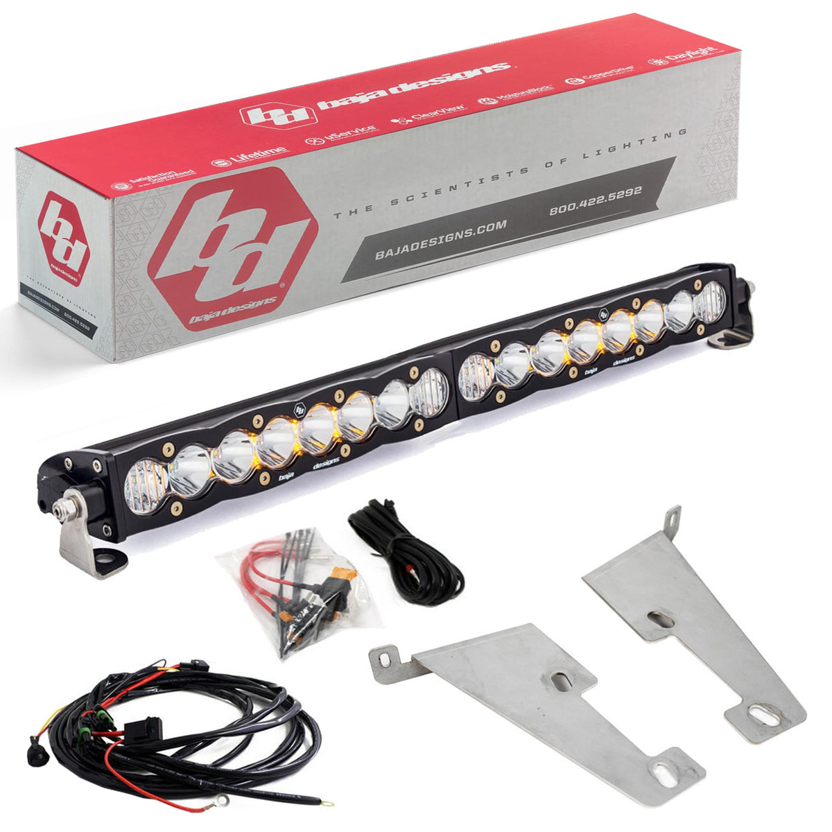 Baja Designs 22C TUNDRA/SEQUOIA S8 20 Inch Behind Bumper Kit DRIVING/COMBO/CLEAR - 448076