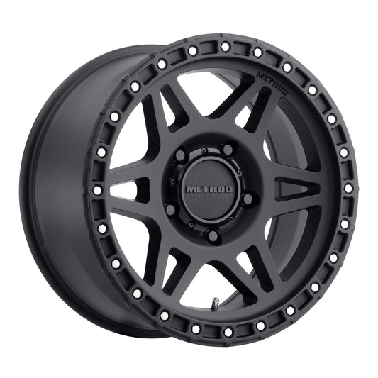 Method Race Wheels 312 Matte Black 17x9" 5x5", 12mm offset 4.5" Backspace, MR31279050512N