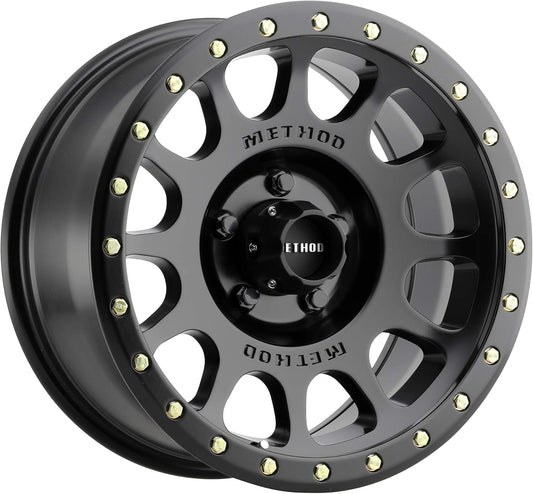 Method Race Wheels mr305 nv 17x8.5 5x114.3 0et 83mm matte black wheel Fits select: 1996-2015 TOYOTA TACOMA, 1988-2011 FORD RANGER