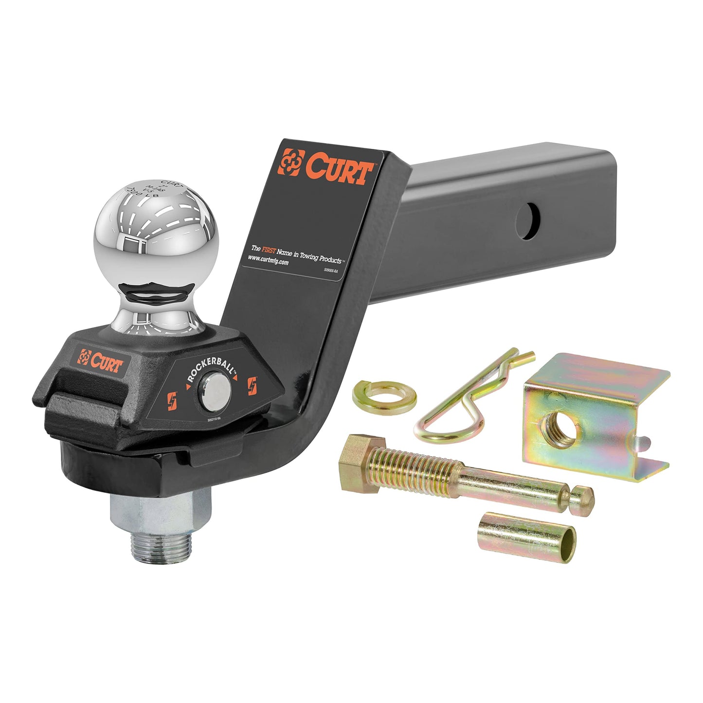 RockerBall Cushion Hitch with 2" Ball (2" Shank, 7,500 lbs., 3" Drop)