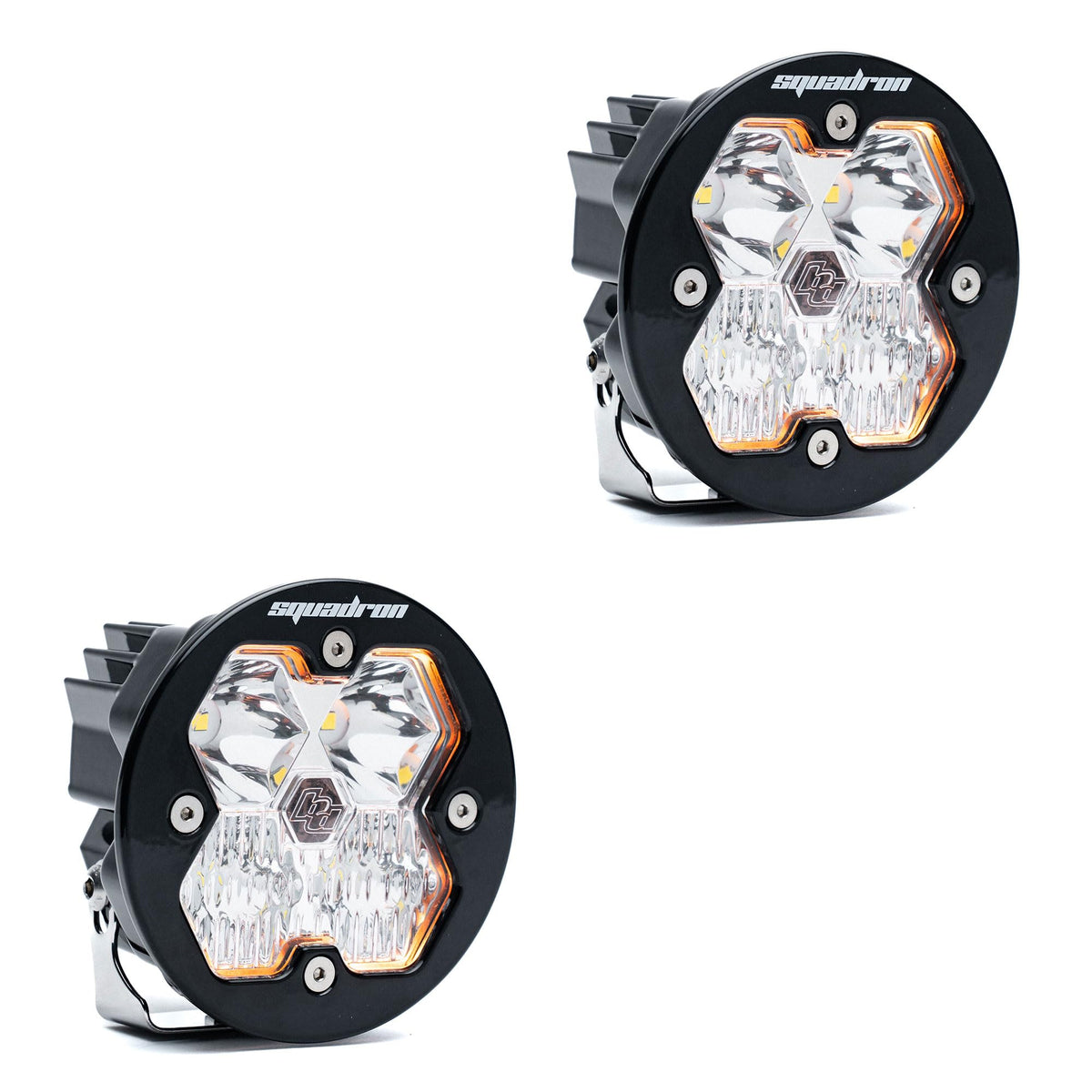 Baja Designs Squadronr 2.0 Sport Pair LED DRIVING/COMBO No Harness - 58-7803-2NH