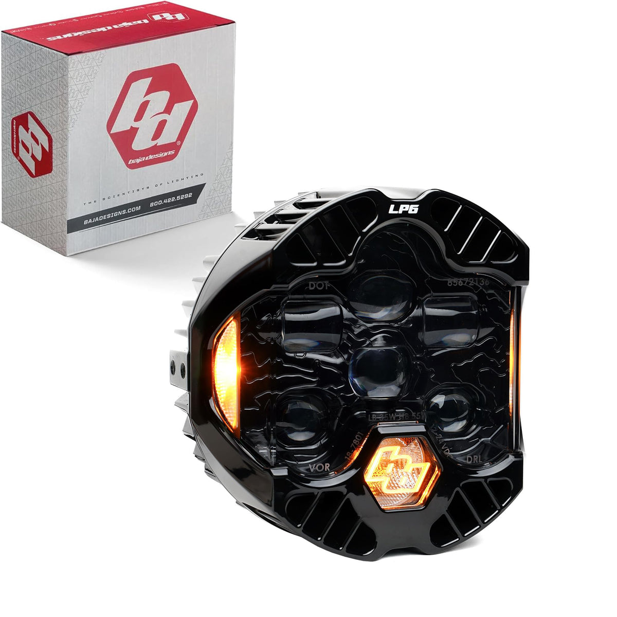 Baja Designs Dot LP6 LED Amber Drl - 18-0002