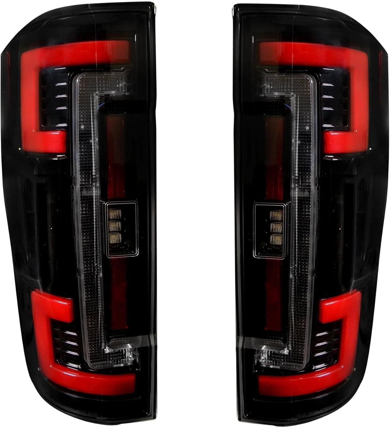 Recon Super Bright OLED Tail Lights for Ford Super Duty 20-22 (Replaces Factory/OEM LED) - Multiple Lens