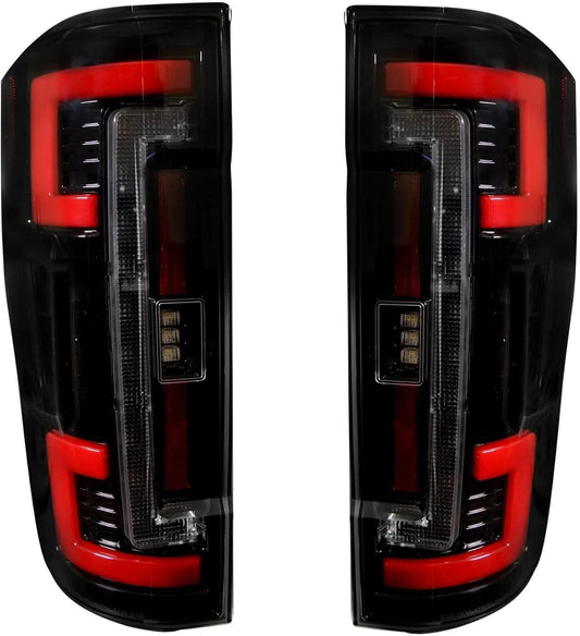 Recon Super Bright OLED Tail Lights for Ford Super Duty 20-22 (Replaces Factory/OEM LED) - Multiple Lens