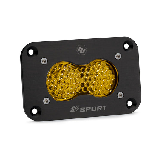 Baja Designs S2 Sport LED WORK/SCENE Amber Flush Mount - 541016