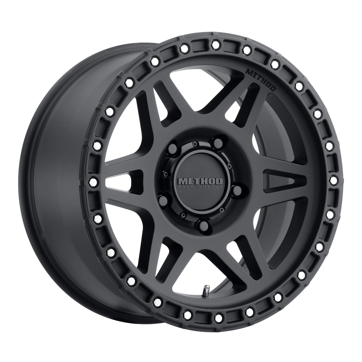 Method Race Wheels 312 Matte Black 17x8.5" 5x150", 0mm offset 4.75" Backspace, MR31278558500