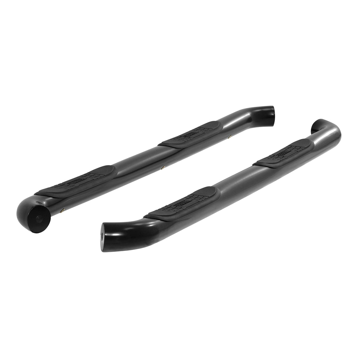 Aries 0719 SILV/SIERRA 1500/2500/3500 SIDEBARS/3 in/BLK Stainless - 214046