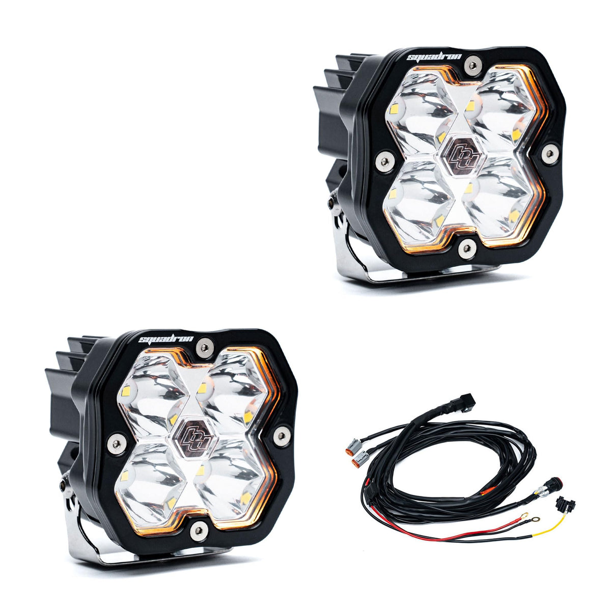 Baja Designs Squadron 2.0 Sport Pair LED Spot - 55-7801-2