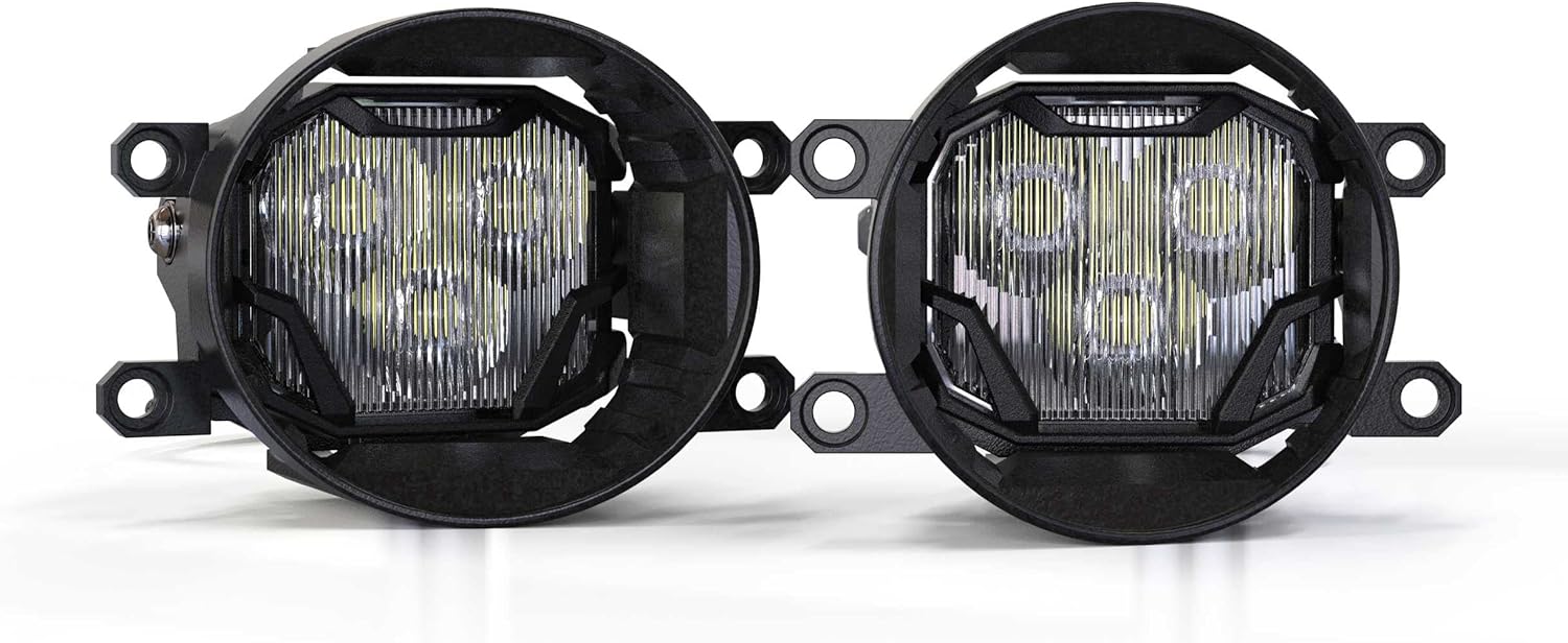 Morimoto 4Banger Fog Light Kit Fits Toyota 4Runner 14-22 (NCS White SAE Wide Beam)