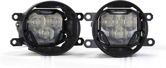 Morimoto 4Banger Fog Light Kit Fits Toyota 4Runner 10-13 (NCS White SAE Wide Beam)