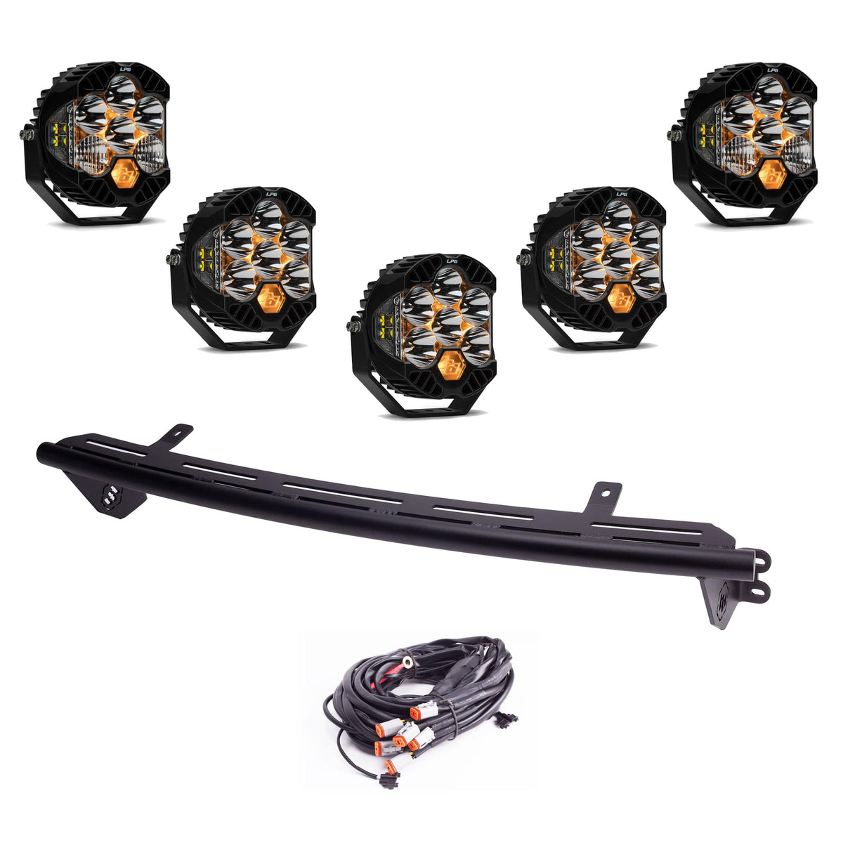 Baja Designs 23C F250/F350 Sd LP6 Bull Bar Kit with Upfitter - 448233UP