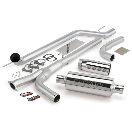 Banks Engineering Monster Exhaust System S/SCHROME Tip 20042014 Nissan 5.6L Titan All - 48123
