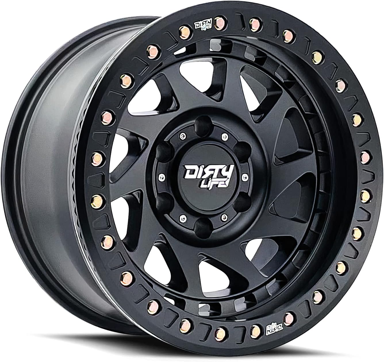 Dirty Life 9313 Enigma Race 17x9 5x5" -12mm Matte Black Wheel Rim 17" Inch
