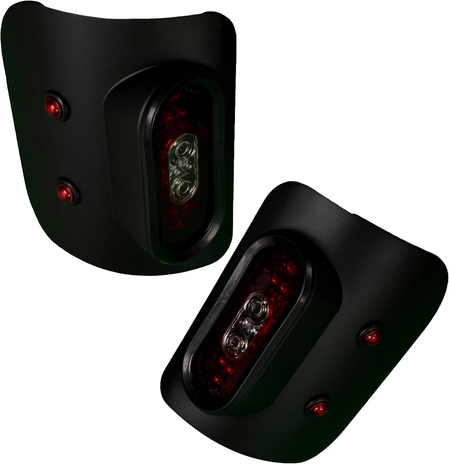 Tail Gunner LED Tail Lights Compatible with Jeep JT Gladiator - Flush Mount, SAE/DOT Approved