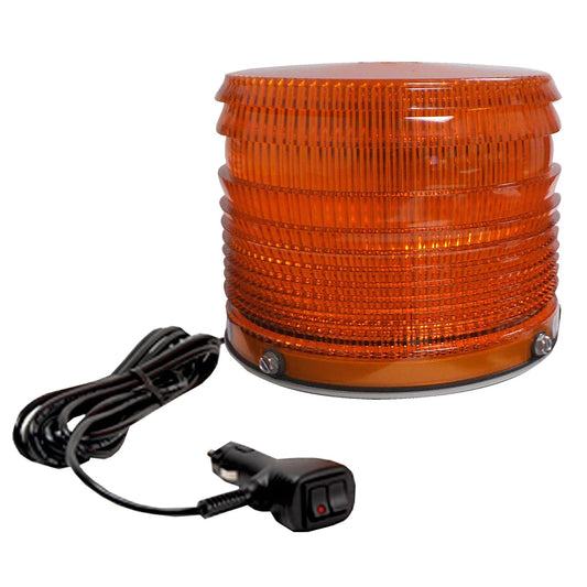 Star Safety Technologies by Grote 240HSLM-A Emergency Lighting - LED, Die-Cast Magnetic Mount, Short Amber Dome, S.A.E. Class 1, 12VDC