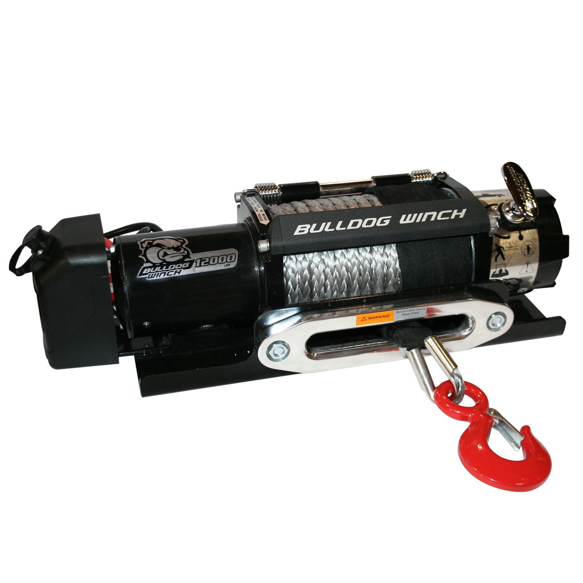 Bulldog Winch / Power Mountain 12000LB Trailer Winch Synthetic Rope Hawse Fairlead - 10040