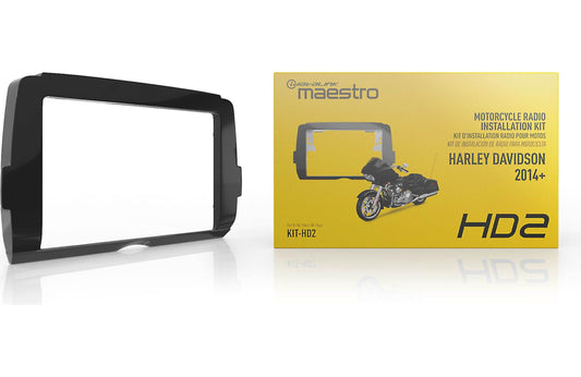 iDataLink Maestro Compatible with Harley Davidson Motorcycles (2014+) KIT-HD2 Dash Kit - Install a Double-DIN Car Stereo & Retain Handlebar Audio Controls