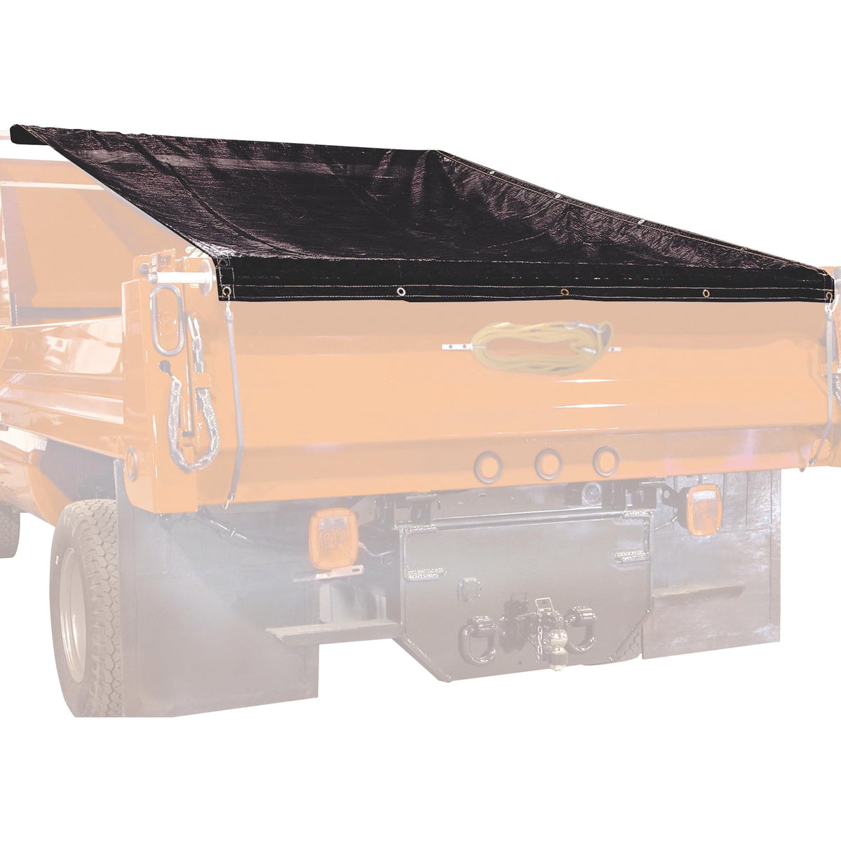 Buyers Products Vinyl Tarp with UV-Resistant PVC Coating - Black, 21ft. x 7ft.W, Model Number 3016004
