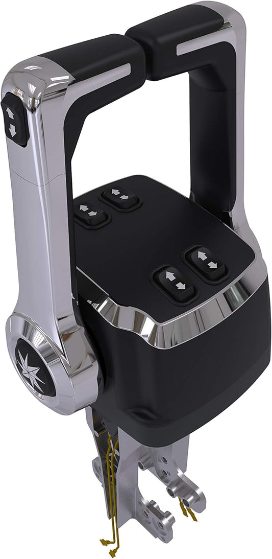 Dometic SeaStar Xtreme Control, CHX8242P, Dual Top Mount, Chrome, Trim/Tilt Switch